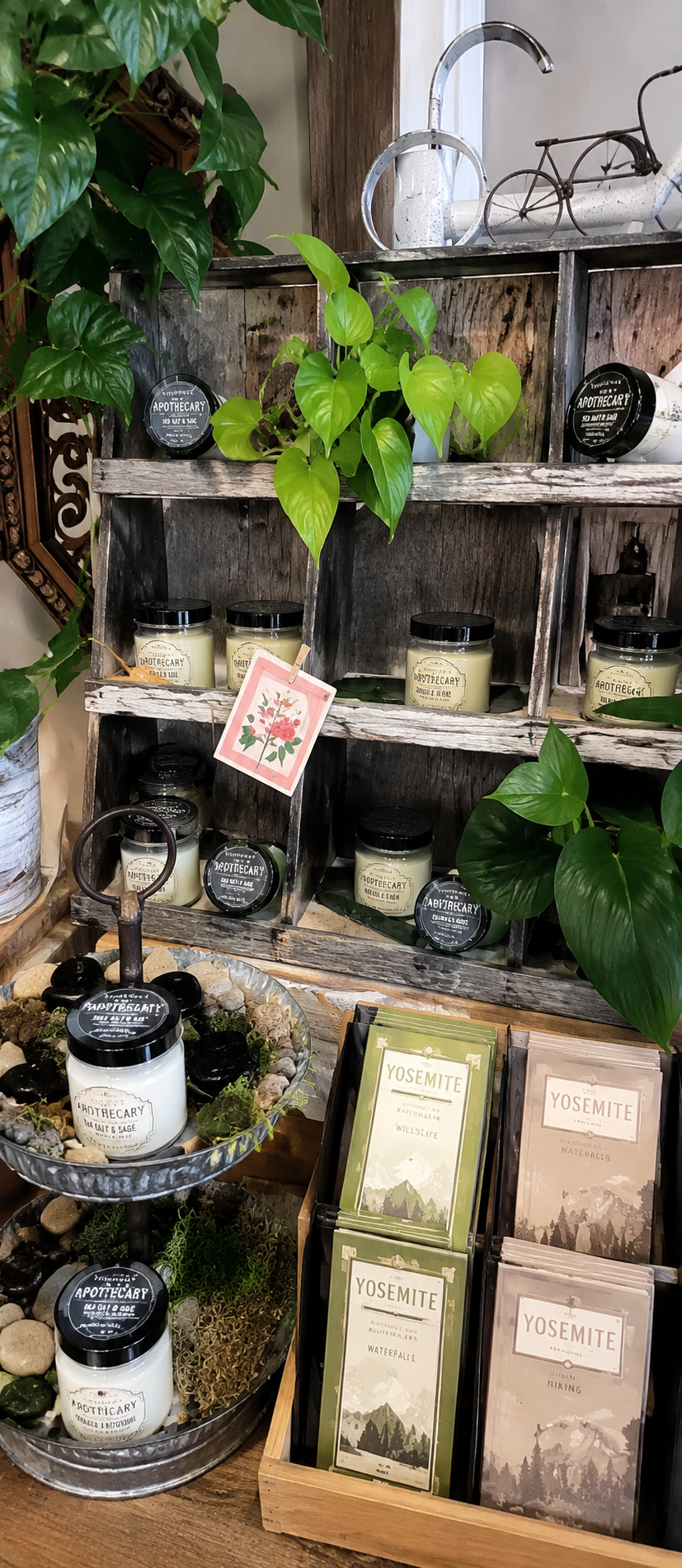 Candles and boutique goods