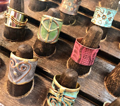 Handcrafted ceramic rings